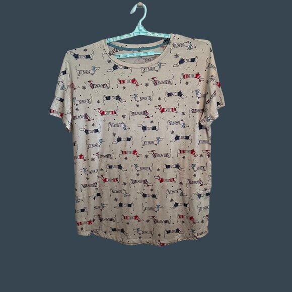 Dachshund Nightshirt Women's 2X-3X Secret Treasures Recycled Polyester/Spandex - Picture 1 of 7